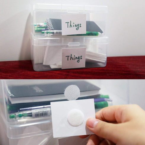 Vkey (500 Pair Sets) 3/4inch 20mm Diameter Sticky Back Coins Hook & Loop Self Adhesive Dots Tapes (White)...