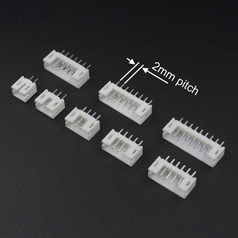 PH 2.0mm Socket Kit Compatible with JST-PH 2.0mm Pitch Connectors Through-Hole Top Entry Type Stemma......