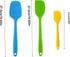 Silicone Spatulas, 3-Piece Set, Heat Resistant Non-Stick Spatula Rubber Scraper Spatulas Spoon, Silicone Kitchen Utensils, Baking Utensils Scraper...