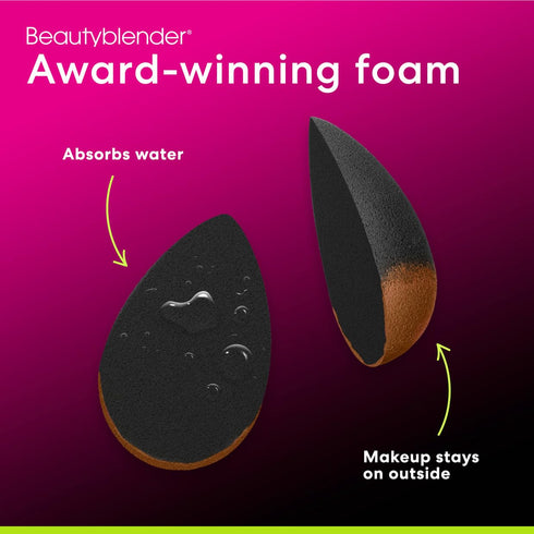 Beautyblender® | Micro Mini Pro Black Beauty Blender Makeup Sponges, Super-Soft Foam Easily Blends Concealers & Highlighters, Made in USA, Reusabl...