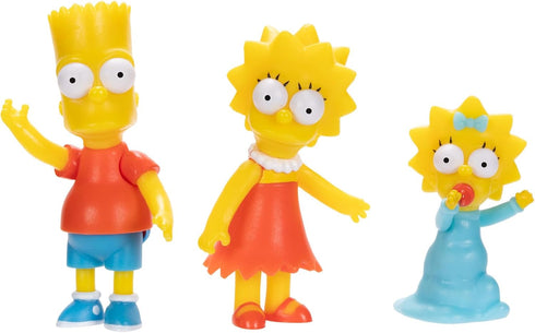 The Simpsons Action Figures Family Multi-Pack 2.5” Scale Figures, includes Homer, Marge, Bart, Lisa, Maggie, Santa’s Little Helper, and Snowball I...