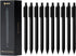Kaco Gel Pens, 0.5mm Fine Point, Black Ink 10 Count, Quick Dry Smooth Writing, Aesthetic School Office Supplies Refillable Retractable...