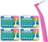 Interdental Brush,Angle Dental Brush Cleaner Toothpick Flossing Head Tooth Cleaning Tool with Portable Case for Tooth Cleaning (Tight Teeth) (Tigh...