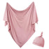 OWLOWLA Newborn Swaddle Set Stretch Wrap Swaddle Receiving Blanket for Baby Boy Girl(Blush-rm)...