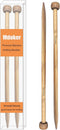 Mdoker Bamboo Knitting Needle Straight Single Pointed Sweater Knitting Needles 13.8-inch Length for Handmade DIY Knitting Projects,Size US 8(5mm)....