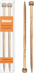 Mdoker Bamboo Knitting Needle Straight Single Pointed Sweater Knitting Needles 13.8-inch Length for Handmade DIY Knitting Projects,Size US 8(5mm)....
