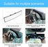 Car Rearview Mirror, Clip-on Panoramic Rear View Mirror for Car, Wide Viewing Range, 12inch Universal Use for Cars, SUVs, Trucks, Vehicles...