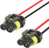 Headlight Wiring Harness,9005 9006 9012 9145 H10 Headlight Socket,Car Accessories Female Adapter Wiring Harness Sockets Connector,Headlight Connec...