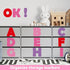 150 PCS Large 7" Font Valentines Bulletin Board Letters and Punctuation Cutouts Set, Valentine's Day Pink Red Letters Bulletin Board Decoration fo...