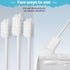 100 Pcs Baby Tongue Cleaner Toothbrush Baby Oral Cleaner with 3 Pieces Finger Toothbrush for Newborn Baby Mouth Cleaner Oral Cleaning Infant Clean...