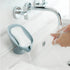 Leaf Shape Soap Saver - Self Draining Soap Dish, Extends Bar Soap Life, Keeps Soap Dry - Green & Gray, 2 Pcs...