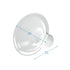 Dr. Brown's Softshape Silicone Shields, Flanges for Manual and Electric Breast Pumps, BPA Free, Size B (25mm), 2 Count...