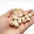 100pcs 14mm Natural Wood Beads DIY Unfinished Round Wooden Loose Beads Bulk Wood Spacer Beads for Craft Making...