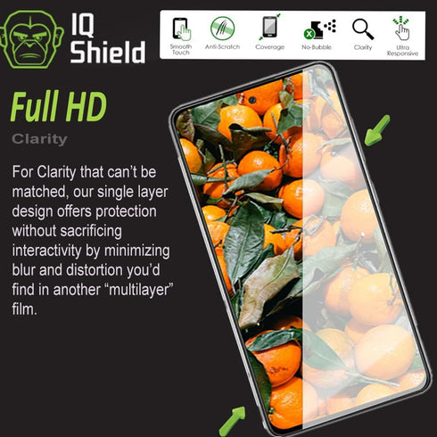 IQShield Screen Protector Compatible with Samsung Galaxy A52 5G (2-Pack) Anti-Bubble Clear TPU Film...