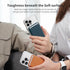 Sinjimoru Magnetic Card Wallet, Premium Vegan Leather Phone Wallet for MagSafe 3-Card Holder Compatible with iPhone 15 Plus Pro Max 14 13 12 Serie...