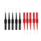 10PCS Multimeter Test Lead Extention Back Probes Sharp Needle Micro Pin Stainless Steel for Banana Socket Tester...