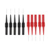 10PCS Multimeter Test Lead Extention Back Probes Sharp Needle Micro Pin Stainless Steel for Banana Socket Tester...