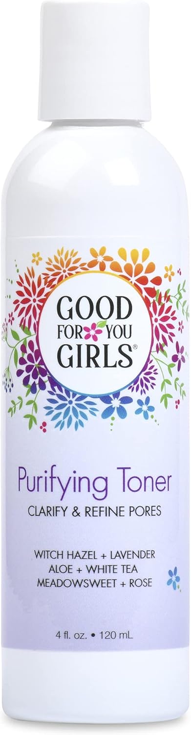 Good For You Girls Hydrating Toner for Face Contains Aloe, Witch Hazel, Meadowsweet, Chamomile, Rosewater, Witch Hazel Toner for Face, Alcohol Fre...