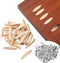 Solid Wood Pocket Hole Plugs and Pocket Hole Screws for Pocket Hole Jig Woodworking Tool ?50 Pack?...