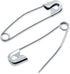 Dritz 3031 Curved Basting Safety Pins, Size 2, Nickel-Plated Brass (75-Count)...