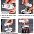 Jar Opener, Caliamary Jar Lid Opener for Seniors with arthritis, Adjustable Stainless Steel Lids Off Easy Jar Opener for 0.98-3.93inch Bottle Can ...