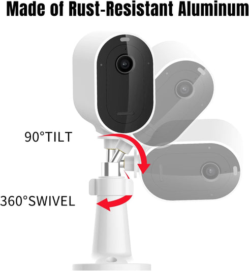 3 Pack Security Camera Wall Mount for Arlo Pro, Arlo Pro 2, Arlo Ultra, Arlo Pro 3, Arlo Essential Spotlight Camera, Adjustable Security Indoor/Ou...