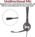 Cyber Acoustics Stereo Headset (AC-204), 3.5mm Stereo & Y-Adapter, Home, K12 School Classroom and Education......