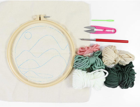 Punch Needle Embroidery Starter Kits-DIY Needle Craft Embroidery Supply for Adults Beginner (View)......