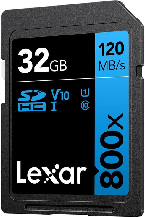 Lexar Blue Series SDHC Memory Card, UHS-I U1 Class 10, 32 GB...