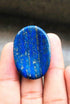 crystalmiracle Beautiful Lapis Lazuli 1 Inch Worry Stone Positive Energy Crystal Healing Thumb Stone for Reiki Protective Meditation Feng Shui Gif...