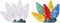 Home Accent Holiday C6 100-Light LED Faceted Color Changing Warm White to Multi-Color Lights...
