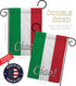 Breeze Decor Regional Nation International World Country Particular Area House Banner Small Yard Double-Sided, Garden Flag 13"x 18.5", Italian Dec...