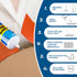 Fabric Glue - 60ml Glue for Fabric, Fabric Adhesive, Clear Super Glue Gel for Fabrics, Cotton, Felt, Polyester, PU, Flannel, Denim, Waterproof, Fa...