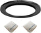 67mm Lens to 86mm Camera Lens Adapter 67mm to 86mm Step Up Ring Adapter Ring for All Brands of UV ND CPL, with Premium Lens Wiping Cloth 2 Pack (6...