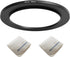 67mm Lens to 86mm Camera Lens Adapter 67mm to 86mm Step Up Ring Adapter Ring for All Brands of UV ND CPL, with Premium Lens Wiping Cloth 2 Pack (6...