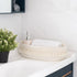 Dahey Woven Basket Macrame Storage Basket for Toilet Tank Top Boho Bathroom Decor Toilet Paper Basket for Bathroom Organizing, Gift Baskets Empty ...