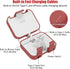 Small Portable Charger 4000mAh,Cute Power Bank Built in Cable,Mini Fast Charging USB C Phone Charger,Ultra-Compact External Battery Pack for iPhon...