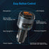 Criacr Bluetooth FM Transmitter for Car, Wireless Radio Transmitter Adapter Car Kit, MP3 Music Player, Dual USB Ports, QC3.0 Quick Charging, Hands...
