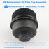Oil Filter Cap, Replace 917-050, 68079747AC Compatible with - 2011-2013 200, 300, Town & Country, Avenger, Challenger, Charger, Durango, Journey, ...