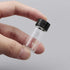 JIUWU 10pcs 5ml 1/6 Oz Scaled Clear Glass Vials Sample Transparent Liquid Bottles Screw Cap Lab Container...