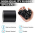 Rubber Spacer 1 Inch OD x 3/8 Inch ID x 1 Inch Thickness Rubber Bushing Round Thick Washers Spacers Anti Vibration Neoprene Rubber Cylinder with H...