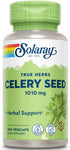 Solaray Celery Seed, 505mg, 100 Vegetarian Capsules...