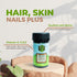 Hair, Skin, Nails Plus Capsules: Unlock Your Natural Beauty from Within! 5000mcg of Biotin, Vitamin B1, B6, A, C, D, E, Folate 1467 mcg, Vitamin B...