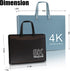 Art Bag Art Portfolio Bags (17.3 * 13.8inches) Storage Books for Art Portfolio Folder, Posters Storage Bag with Zipper and Handle Mesh Folder Orga...
