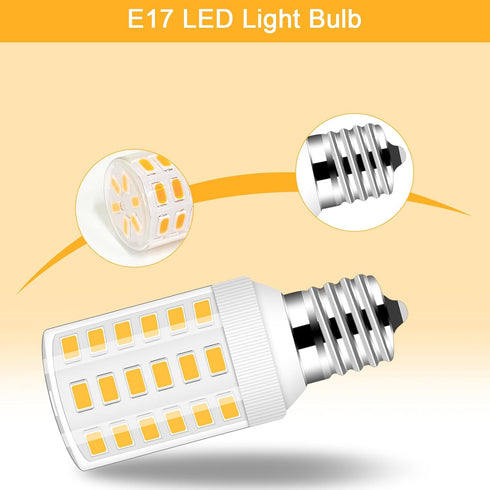 Kei d28k 4w Kel2812 Freezer Bulb Kei d28m kel 2815 ac100-265v 3.8w Refrigerator Light Bulb, E17 Intermediate Base LED Bulb Fit for Kenmore Refrige...