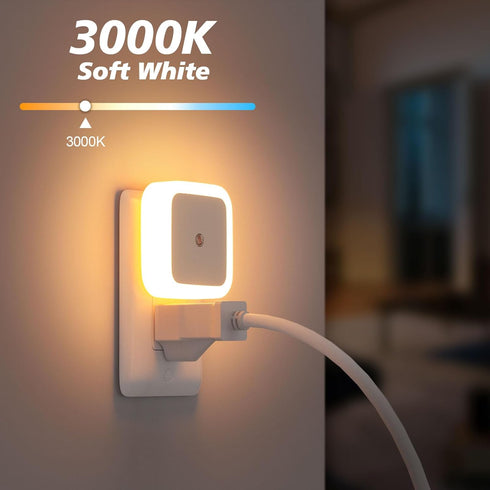 Sujeet Night Light, Night Lights Plug into Wall 4-Pack, Nightlight Plug in Night Light, Dusk to Dawn Night Lamp Led Night Light for Kids Bedroom, ...
