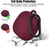 AIRSPO Silicone Case Compatible with Samsung Galaxy Buds 2 Pro/Galaxy Buds2/ Galaxy Buds Pro/Galaxy Buds Live Case (Burgundy)...