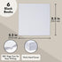 Paper Junkie 6 Pack 5 x 5-inch Blank Hardcover Books for Kids to Write Stories, 36 Sheets Each for Scrapbook and Journal...