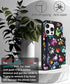 Compatible with iPhone 14 Promax Case Cute with Card Holder Slim Phone 14 Pro Max Wallet Cases for Women/Colorful Doodle Paws Dog Craws Footprints...
