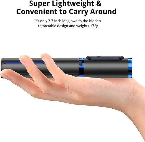 ATUMTEK Selfie Stick Tripod, Extendable 3 in 1 Aluminum Bluetooth Selfie Stick with Wireless Remote and Tripod Stand for iPhone 15/14/13/12/11/11 ...